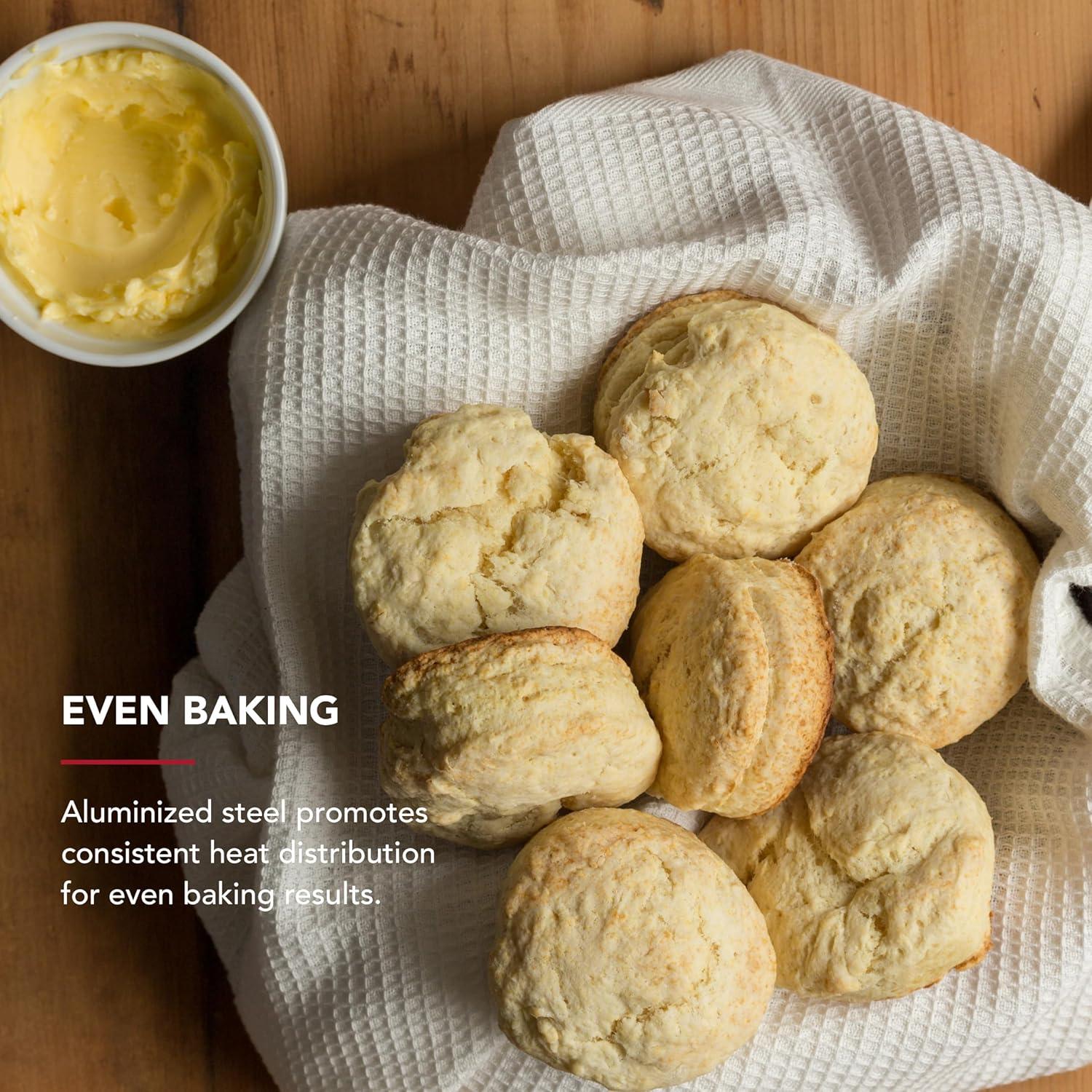 imageKitchenAid 10x15in Nonstick Aluminized Steel Baking Sheet Blue VelvetBeetroot