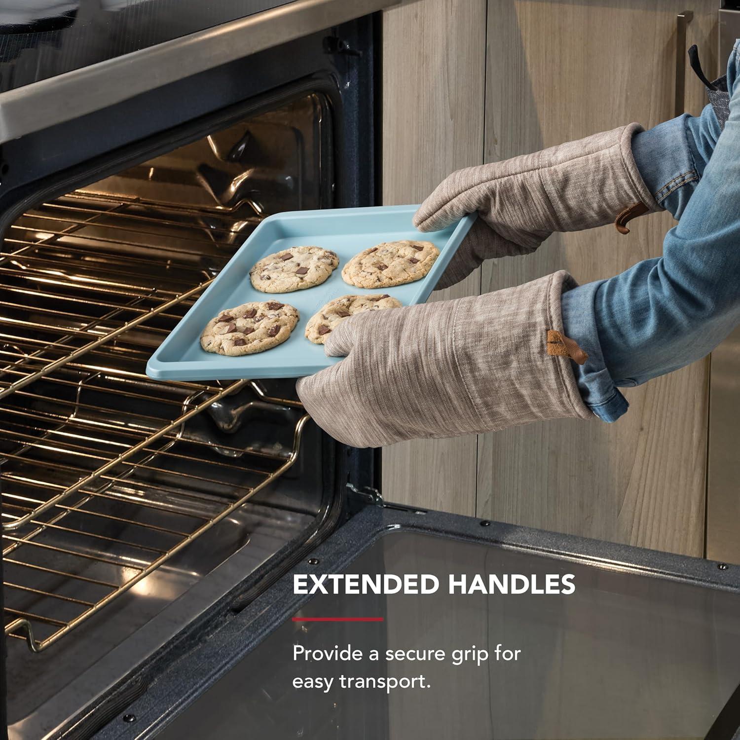 imageKitchenAid 10x15in Nonstick Aluminized Steel Baking Sheet Blue VelvetMineral Water