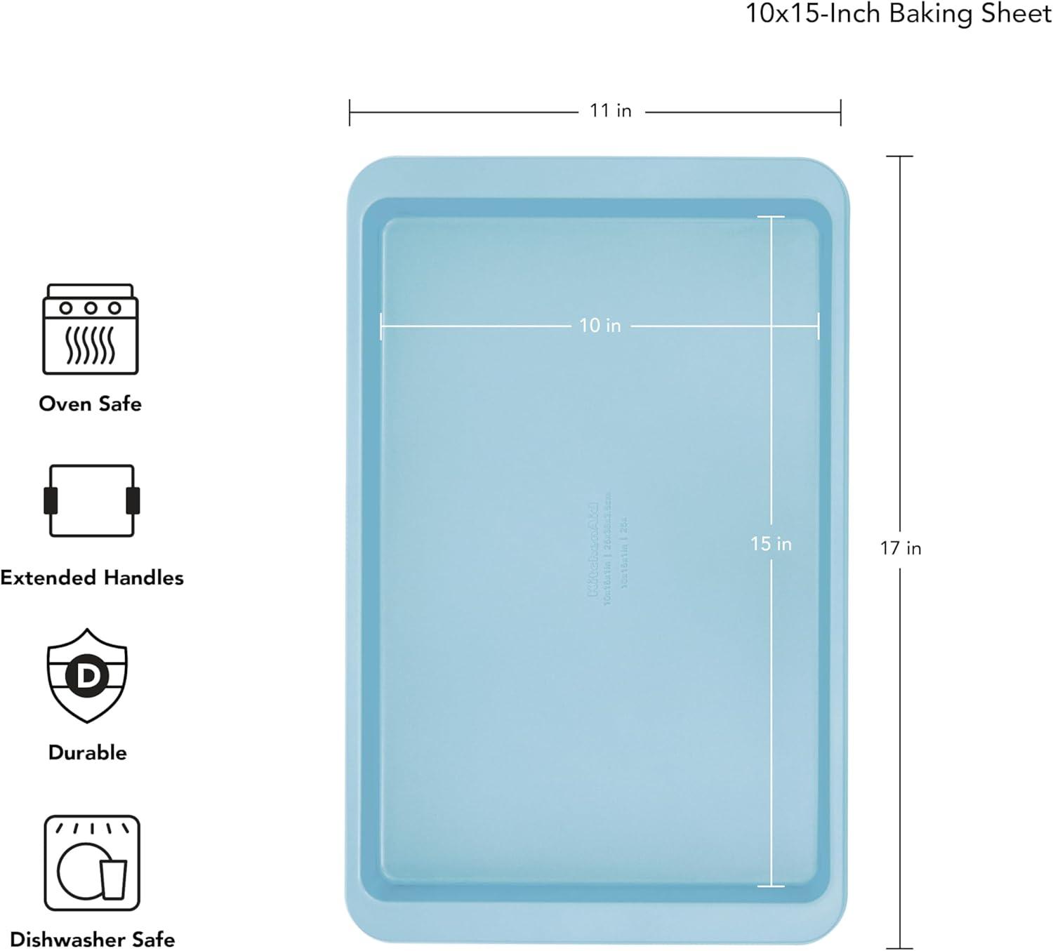 imageKitchenAid 10x15in Nonstick Aluminized Steel Baking Sheet Blue VelvetMineral Water