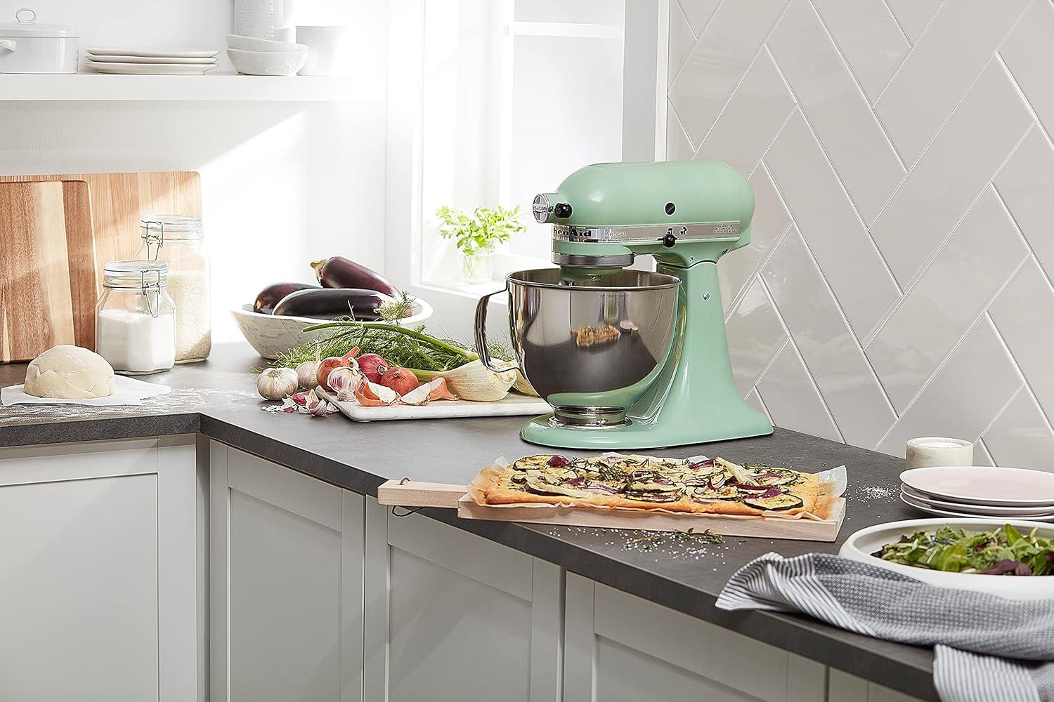 imageKitchenAid Artisan Series 5 Quart Tilt Head Stand Mixer with Pouring Shield KSM150PS Pistachio