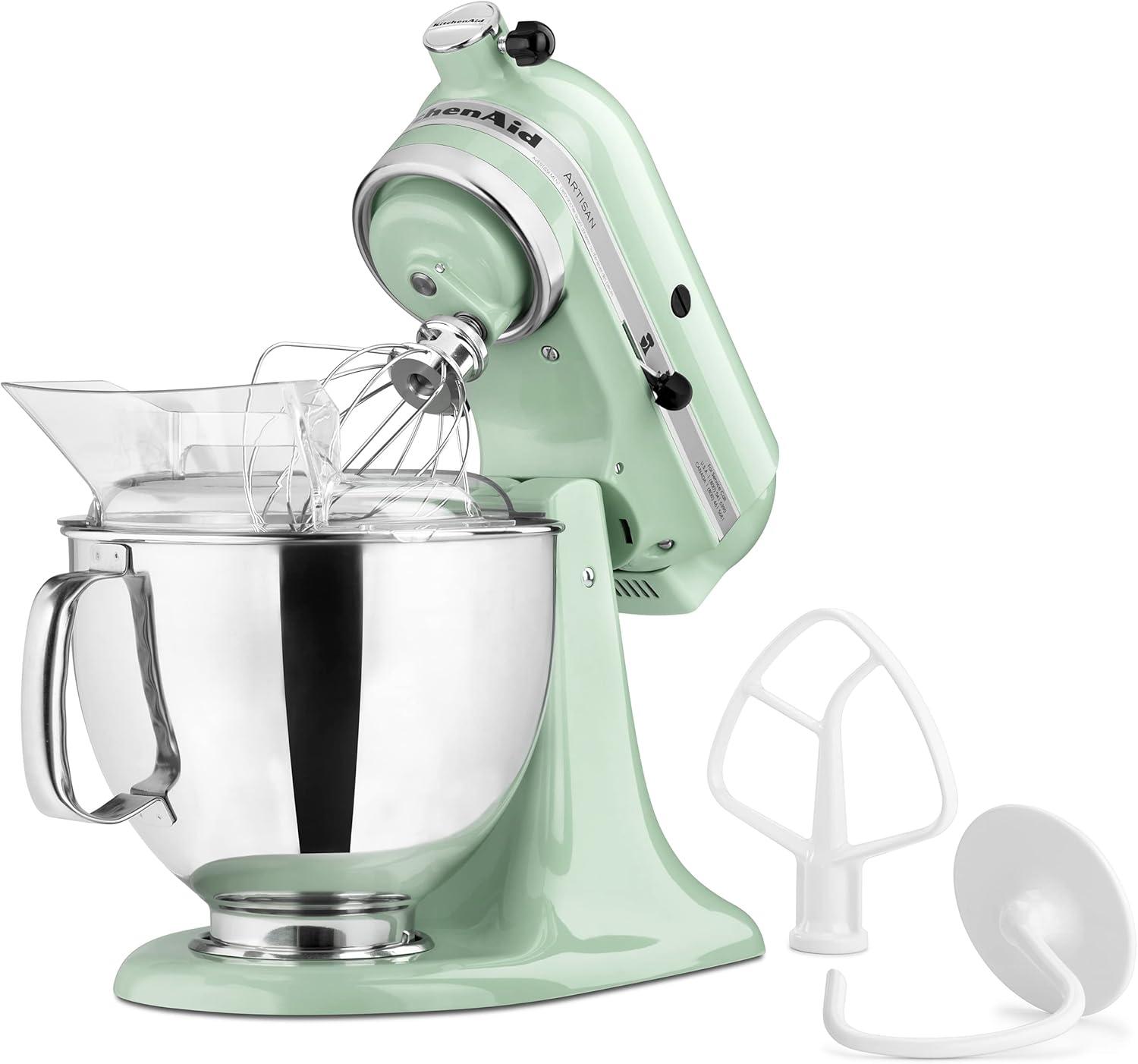 imageKitchenAid Artisan Series 5 Quart Tilt Head Stand Mixer with Pouring Shield KSM150PS Pistachio