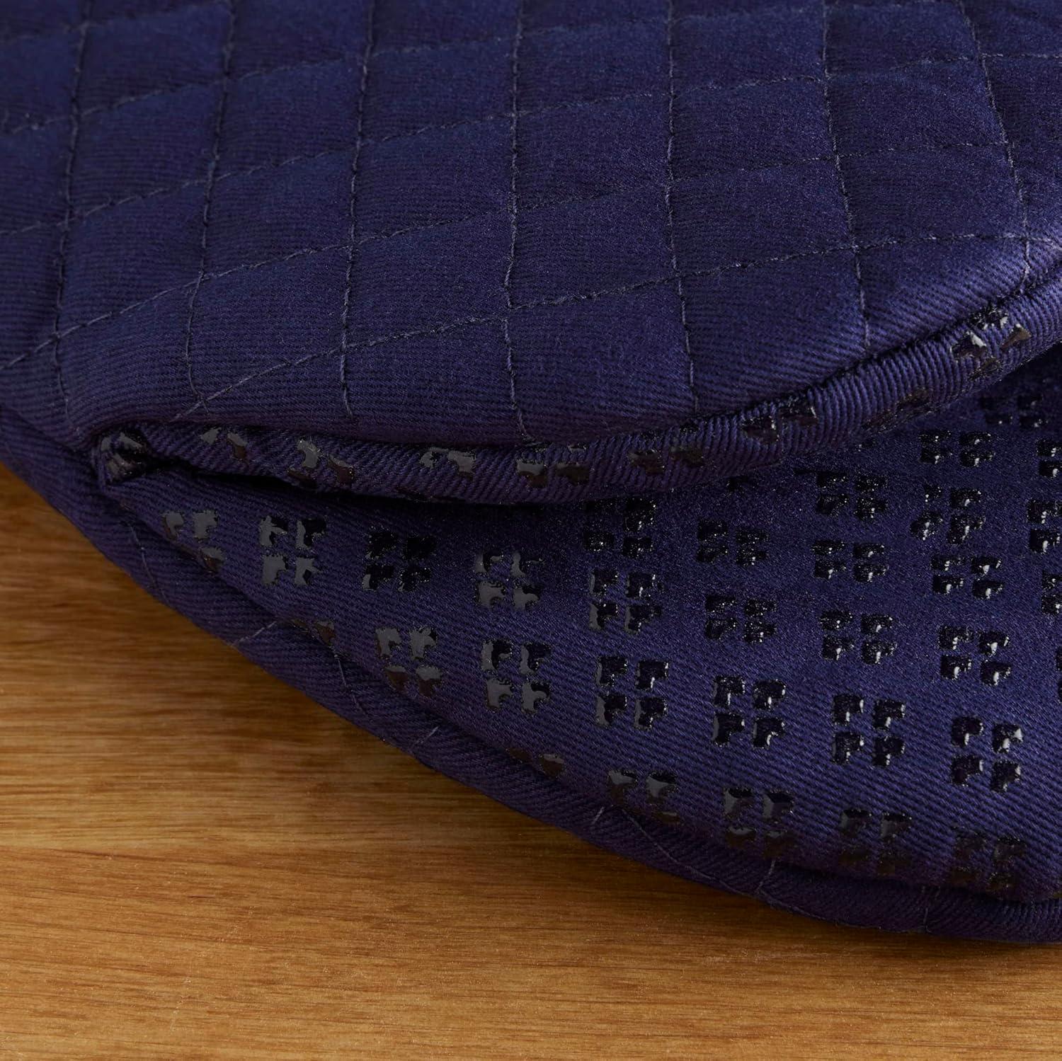 imageKitchenAid Asteroid Mini Oven Mitt Set 55quotx8quot Aqua 2 PieceCobalt Blue