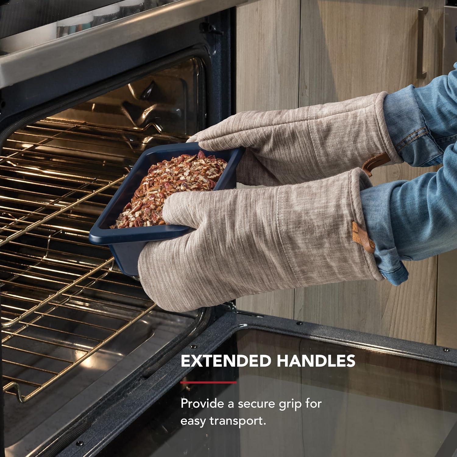 imageKitchenAid Nonstick Swiss Engineered Aluminized Steel Loaf Pan Dishwasher Safe 9 x 5 Inch Ink BlueInk Blue