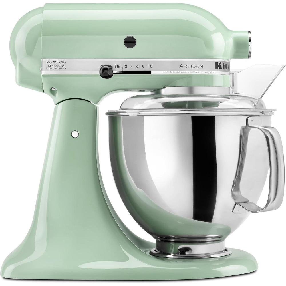 imageKitchenAid Artisan Series 5 Quart Tilt Head Stand Mixer with Pouring Shield KSM150PS Pistachio