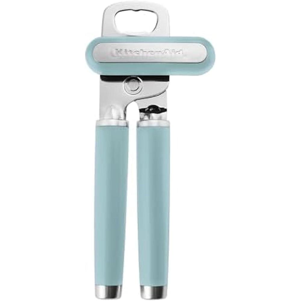 imageKitchenAid Classic Multifunction Can Opener and Bottle Opener Easy to Use Razor Sharp Stainless Steel Cutting Wheel Soft Ergonomic Handles Mineral WaterMineral Water