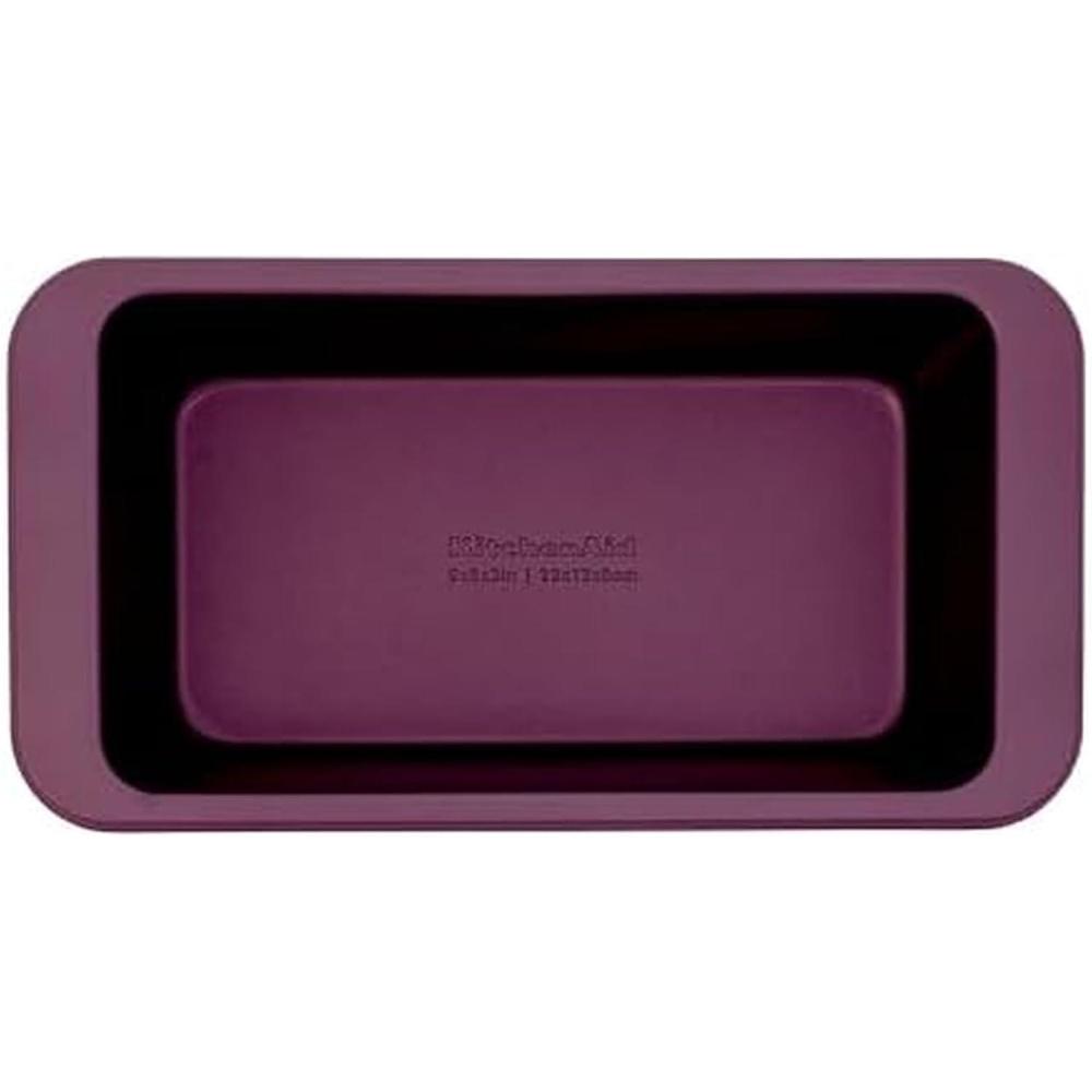 imageKitchenAid Nonstick Swiss Engineered Aluminized Steel Loaf Pan Dishwasher Safe 9 x 5 Inch Ink BlueBeetroot