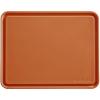 imageKitchenAid Classic Plastic Cutting Board with Perimeter Trench and Non Slip Edges Dishwasher Safe 11 x 14 inch Scorched OrangeScorched Orange