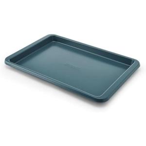 KitchenAid 10x15in Nonstick Aluminized Steel Baking Sheet, Blue Velvet(Agave)