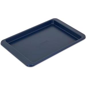 KitchenAid 10x15in Nonstick Aluminized Steel Baking Sheet, Blue Velvet(Ink Blue)