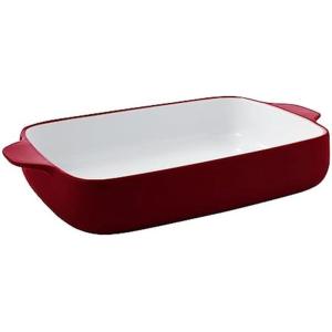 KitchenAid Loaf Pan Vitrified Stoneware, 5in 9in 2.25in, Blue Velvet(Red)