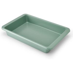 KitchenAid Nonstick Swiss Engineered Aluminized Steel Cake Pan, Dishwasher Safe, Pistachio, 9 x 13 Inch(Cardamom)