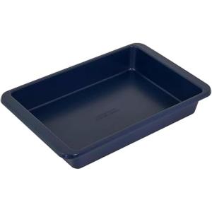 KitchenAid Nonstick Swiss Engineered Aluminized Steel Cake Pan, Dishwasher Safe, Pistachio, 9 x 13 Inch(Ink Blue)