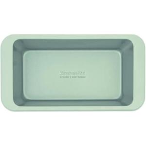 KitchenAid Nonstick Swiss Engineered Aluminized Steel Loaf Pan, Dishwasher Safe, 9 x 5 Inch, Ink Blue(Pistachio)