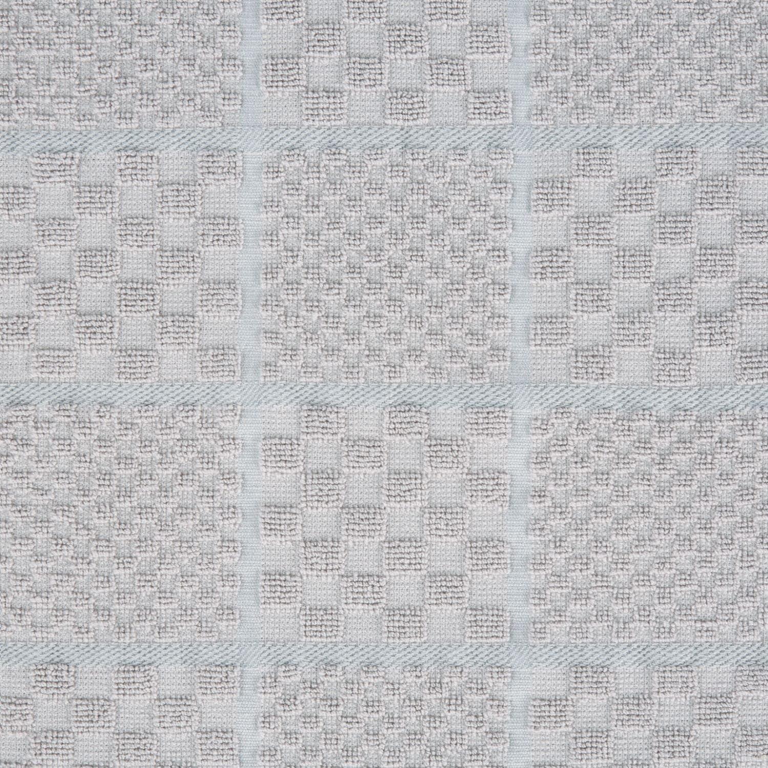 imageKITCHENAID Quilted Cotton Terry Cloth Oven Mitt Pot Holder Kitchen Towel 4Pack Set Heat Resistant Silicone Grip 16quotx26quot 7quotx13quot ampamp 7quotx10quot Aqua SkyMatte Grey