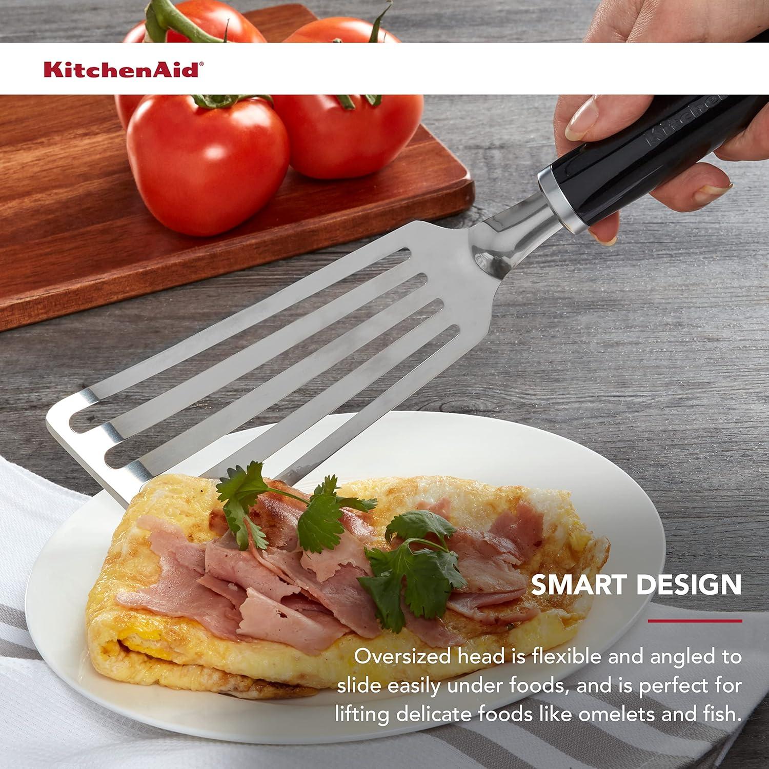 imageKitchenAid KE024OHOBA KitchenAid Classic Flex Turner One Size Black 2Black 2