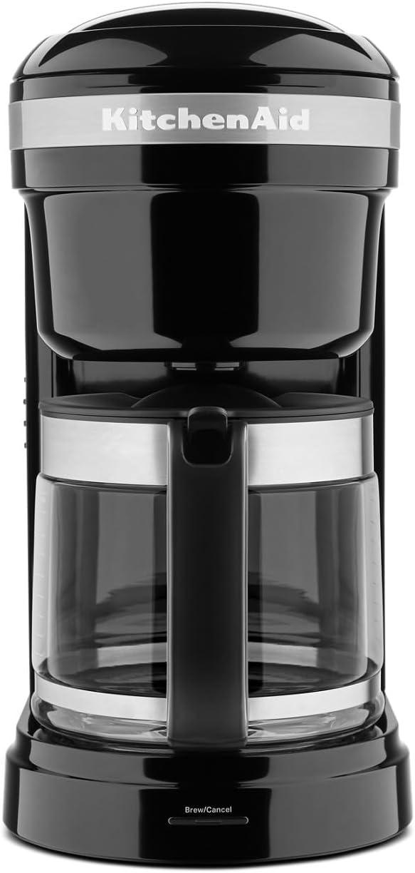 imageKitchenAid 12 Cup Drip Coffee Maker with Spiral Showerhead KCM1208Onyx Black