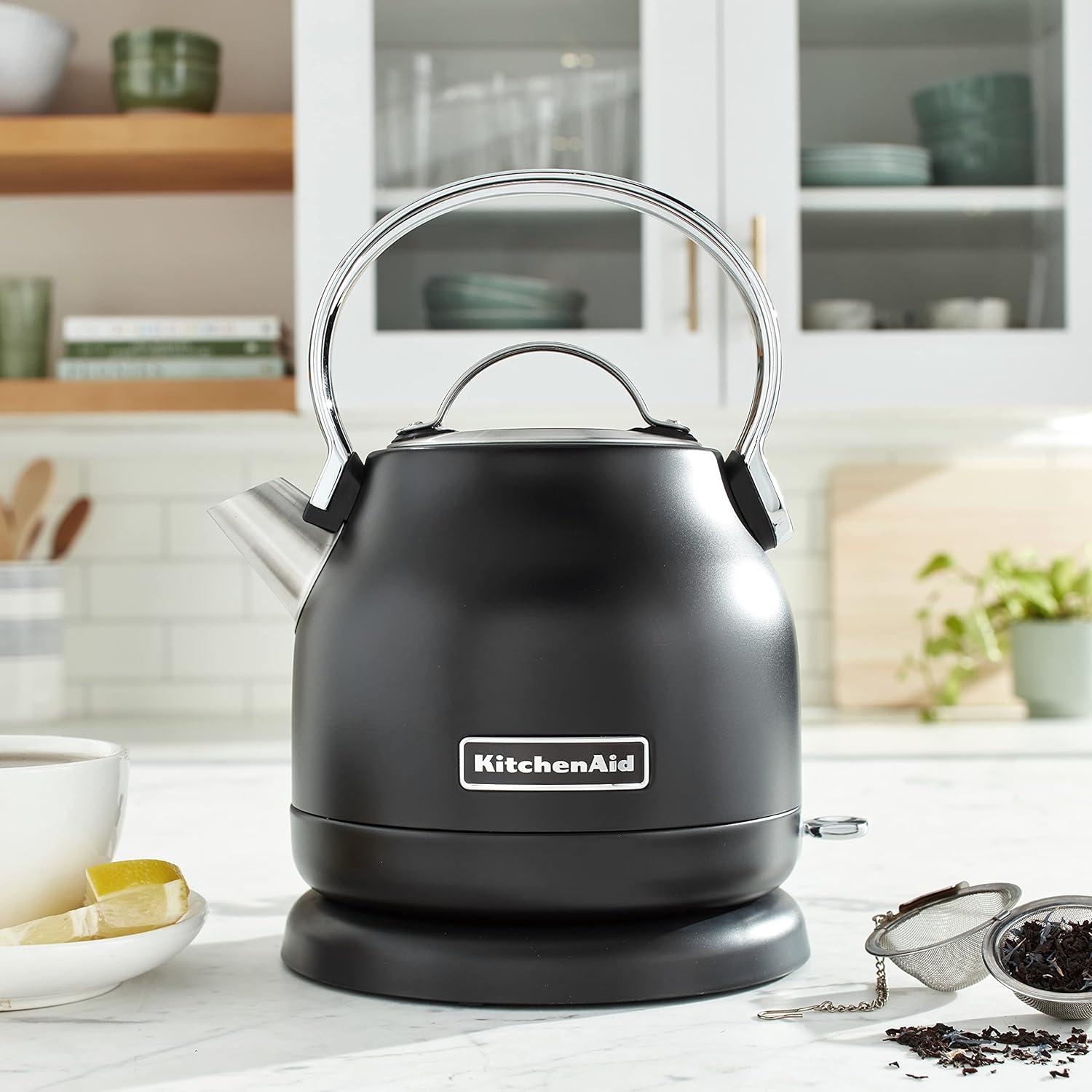 imageKitchenAid 125L Electric Kettle KEK1222 PistachioBlack Matte
