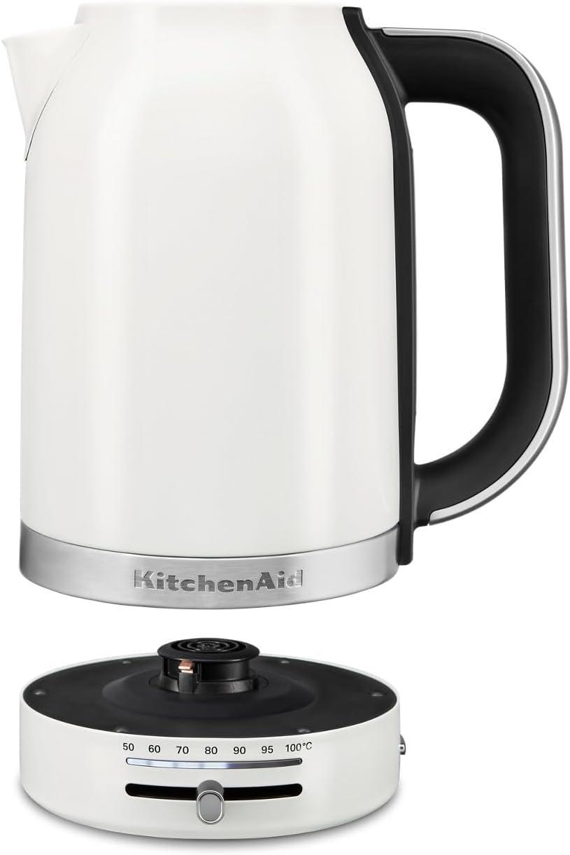 imageKitchenAid 17L Electric Kettle wTemp Control KEK1701 JuniperPorcelain White
