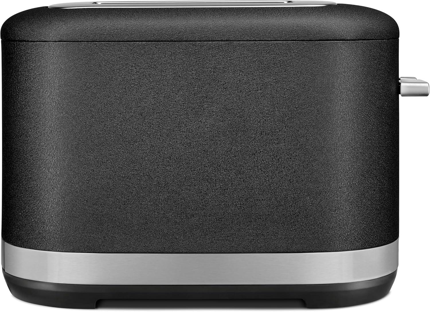 imageKitchenAid 2 Slice Automatic Toaster with Extra Wide Slots KMT2109PT PistachioCast Iron Black