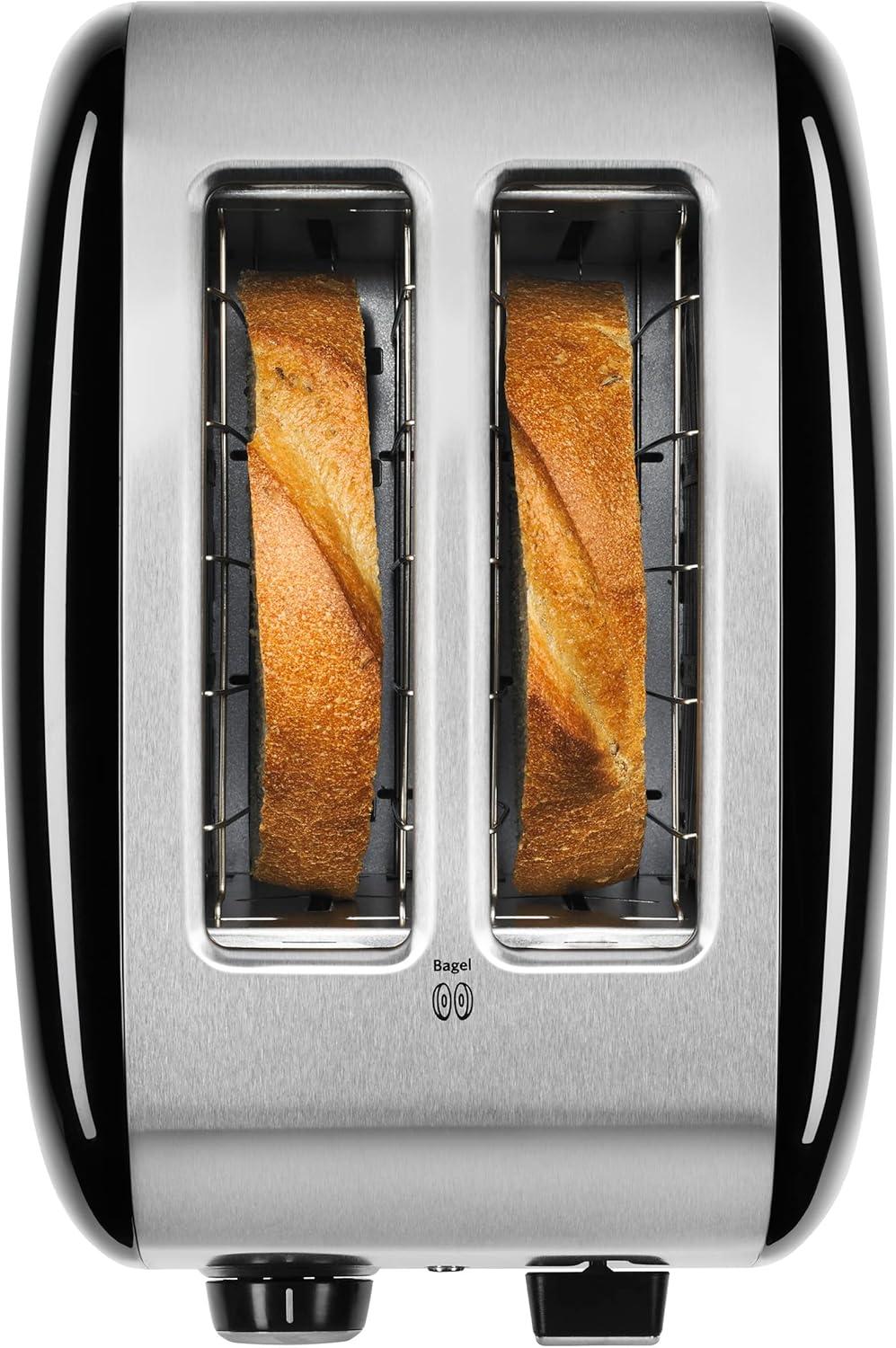 imageKitchenAid 2 Slice Manual Lift Toaster KMT2115OB Onyx BlackOnyx Black