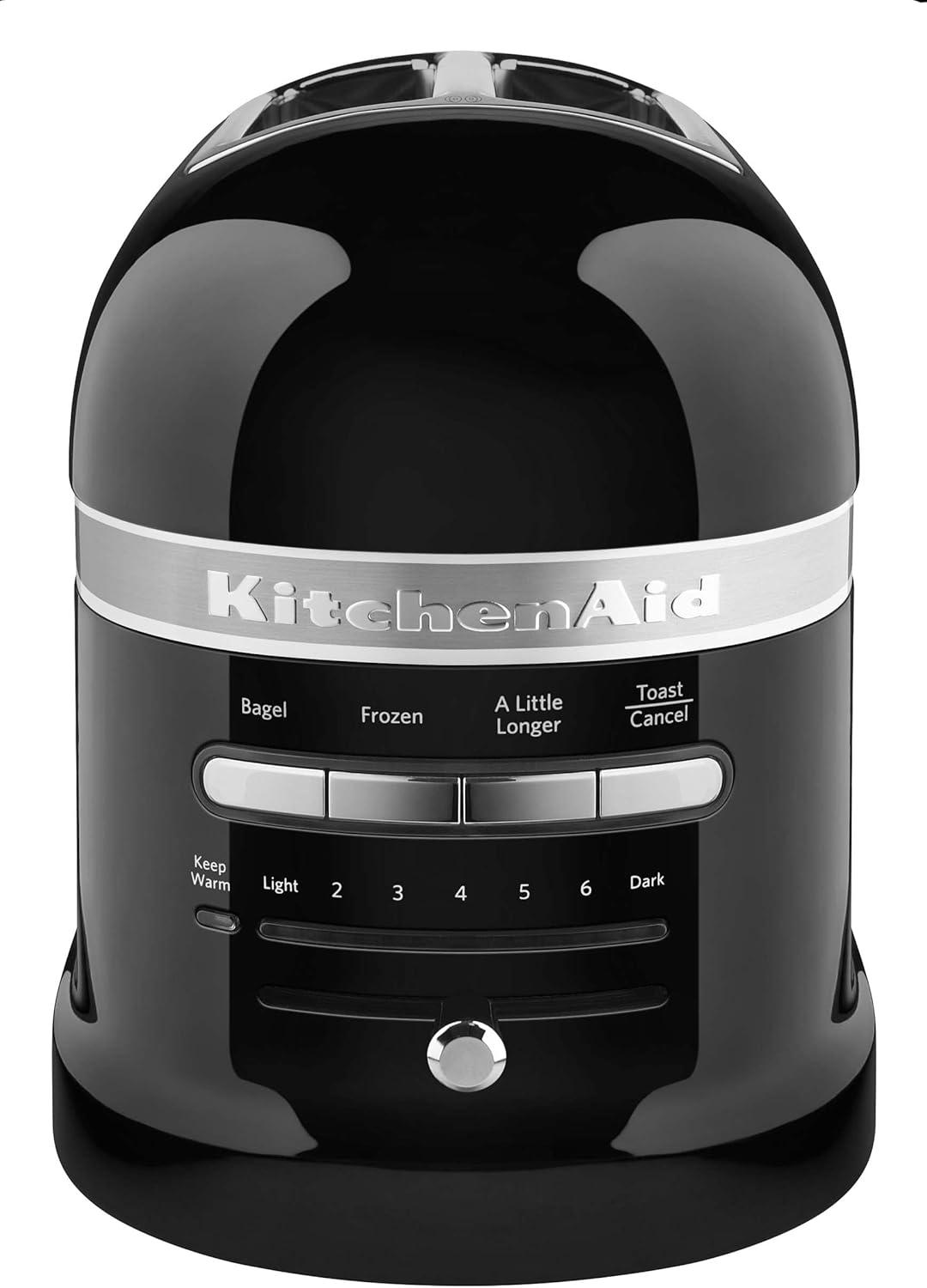 imageKitchenAid 2 Slice Pro Line Automatic Toaster with Extra Wide Slots KMT2203OB Onyx Black