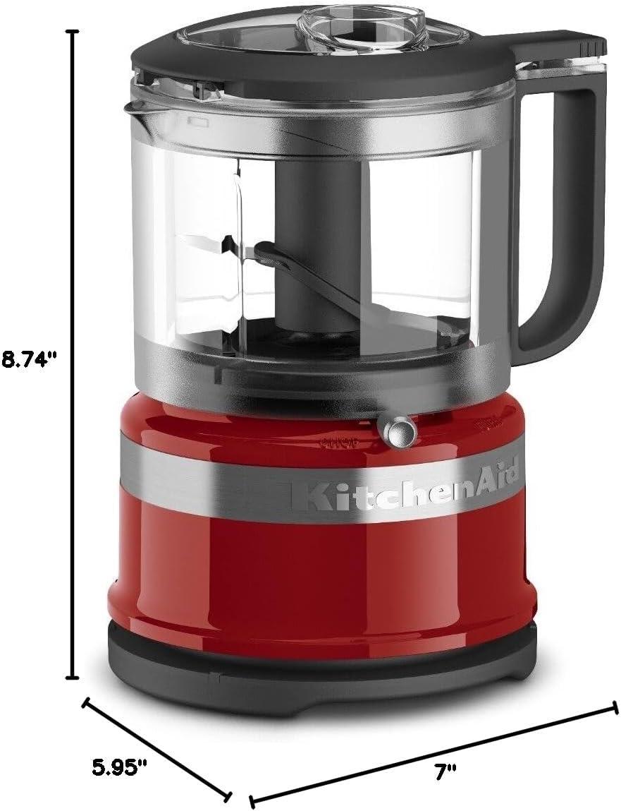 imageKitchenAid 35 Cup Food Chopper KFC3516VB Blue VelvetEmpire Red