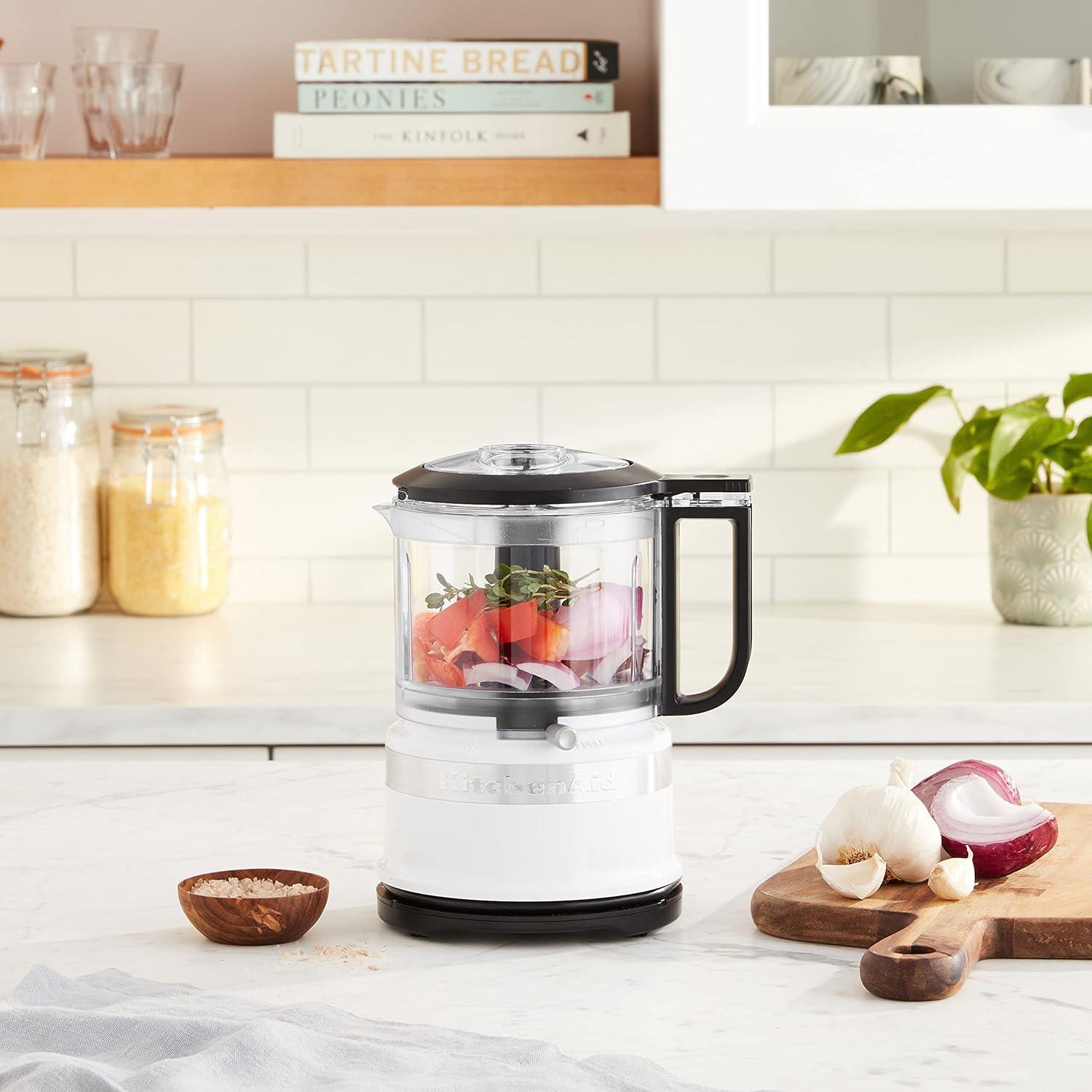 imageKitchenAid 35 Cup Food Chopper KFC3516VB Blue VelvetWhite