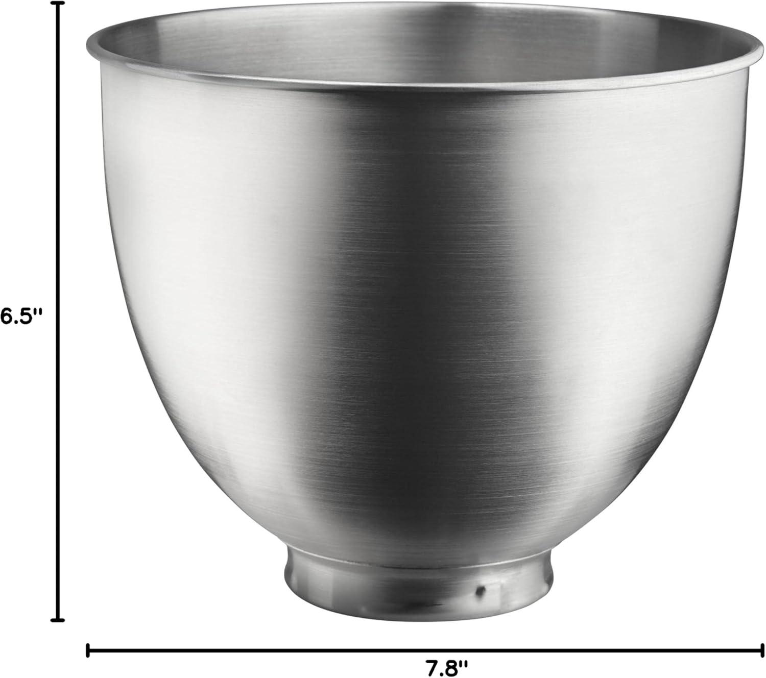 imageKitchenAid 35 Quart Brushed Stainless Steel Bowl for Artisan Mini 35 Quart Stand Mixers KSM35SSB