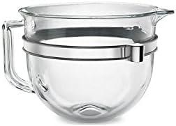imageKitchenAid 35 Quart TiltHead Glass Bowl KSM35GB6 Qt Bowl Lift