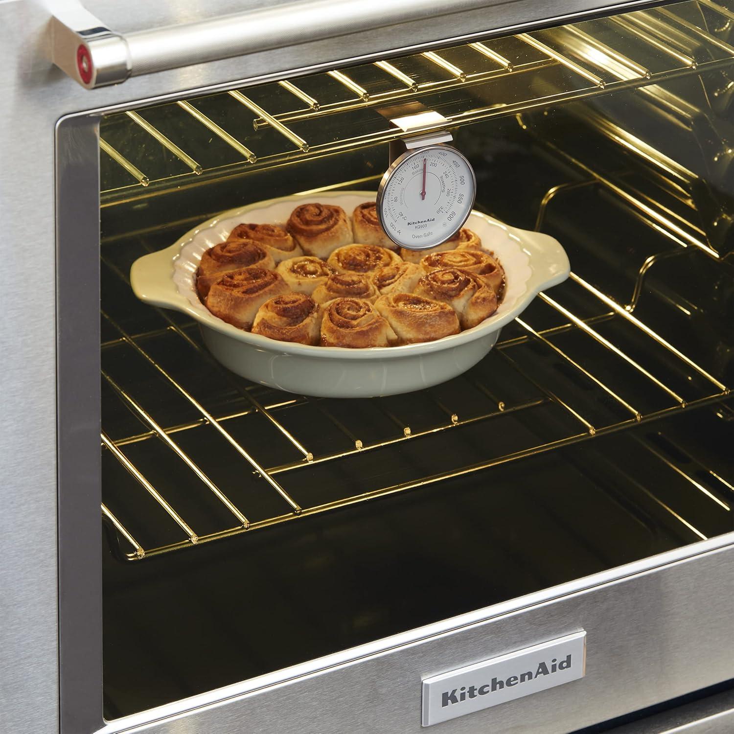 imageKitchenAid 3in Dial Oven Thermometer Temperature Range 100F to 600F