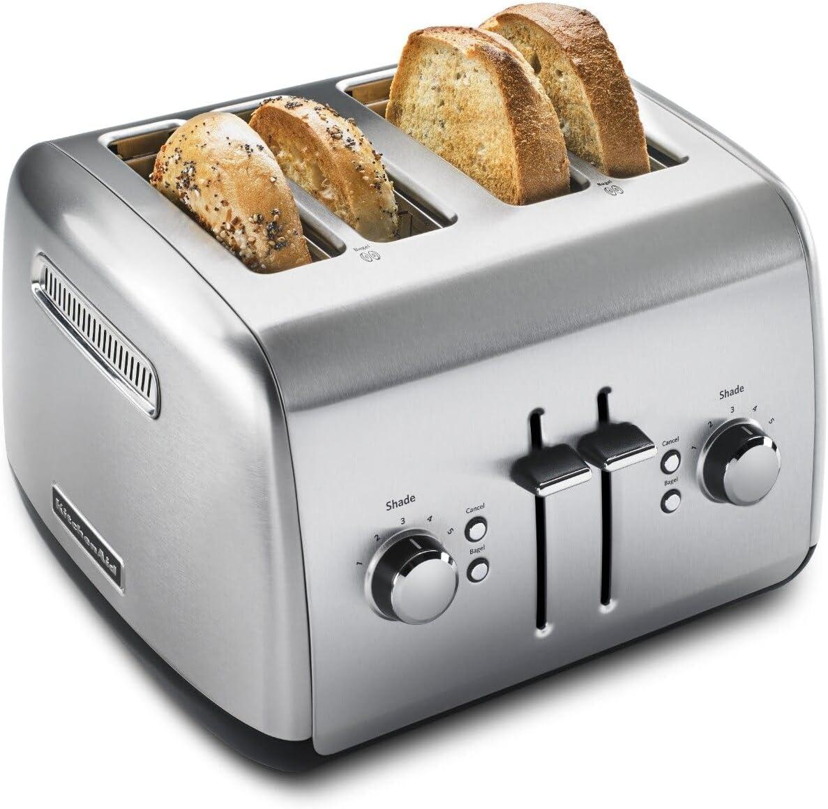 imageKitchenAid 4 Slice Manual Lift Toaster KMT4115SX Stainless Steel