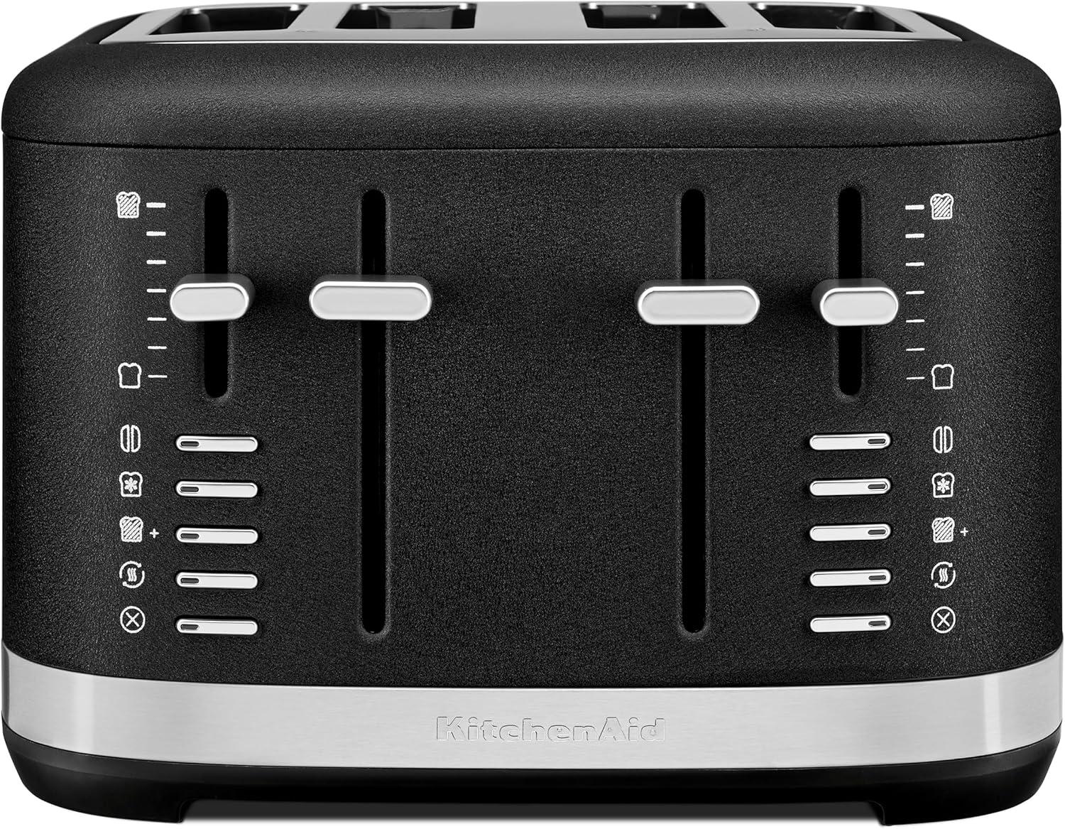 imageKitchenAid 4 Slice Toaster KMT4109PT PistachioCast Iron Black