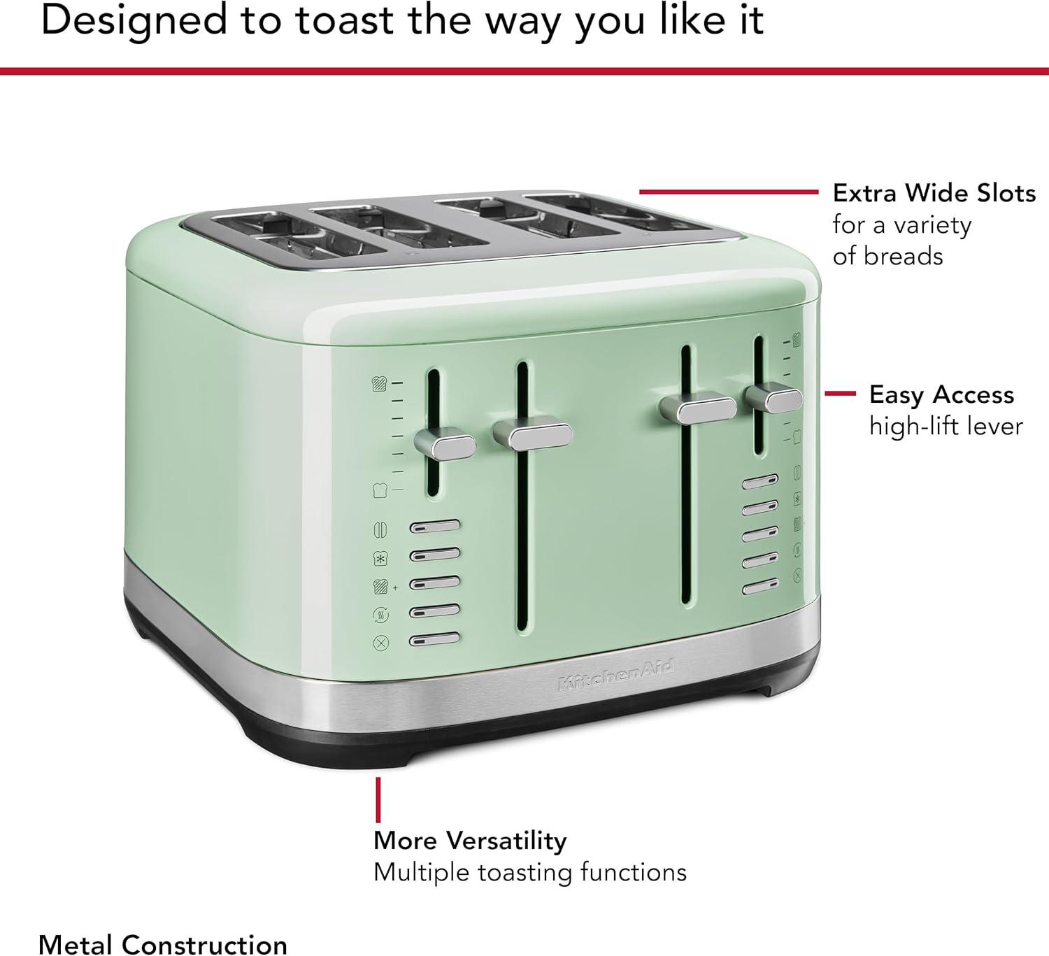 imageKitchenAid 4 Slice Toaster KMT4109PT PistachioPistachio