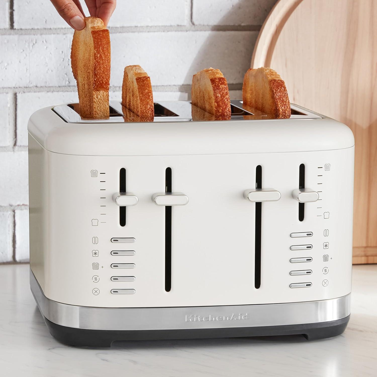 imageKitchenAid 4 Slice Toaster KMT4109PT PistachioPorcelain White