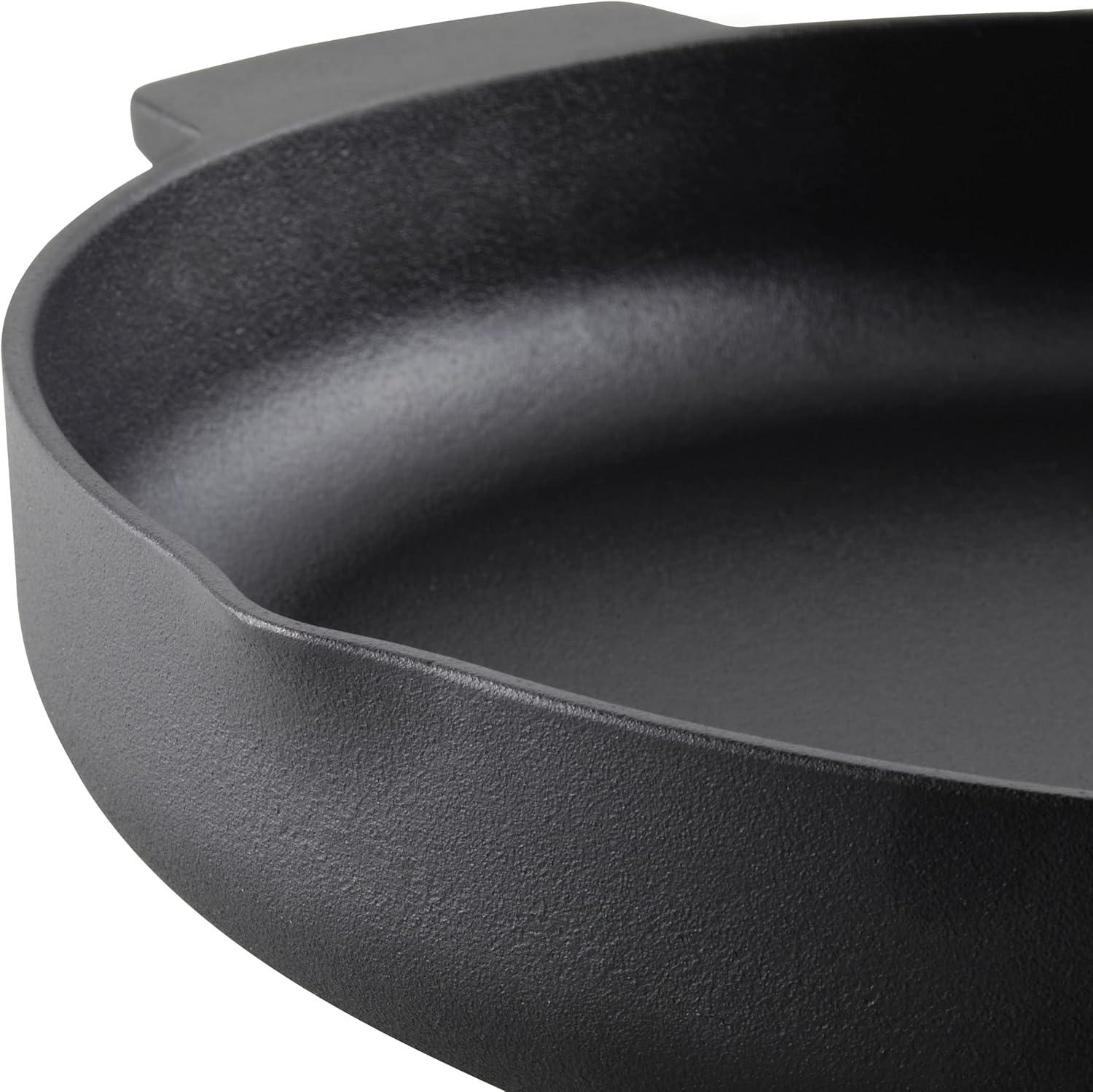 imageKitchenAid 48395 Seasoned Cast Iron Frying PanSkillet 12 Inch BlackCast Iron Black