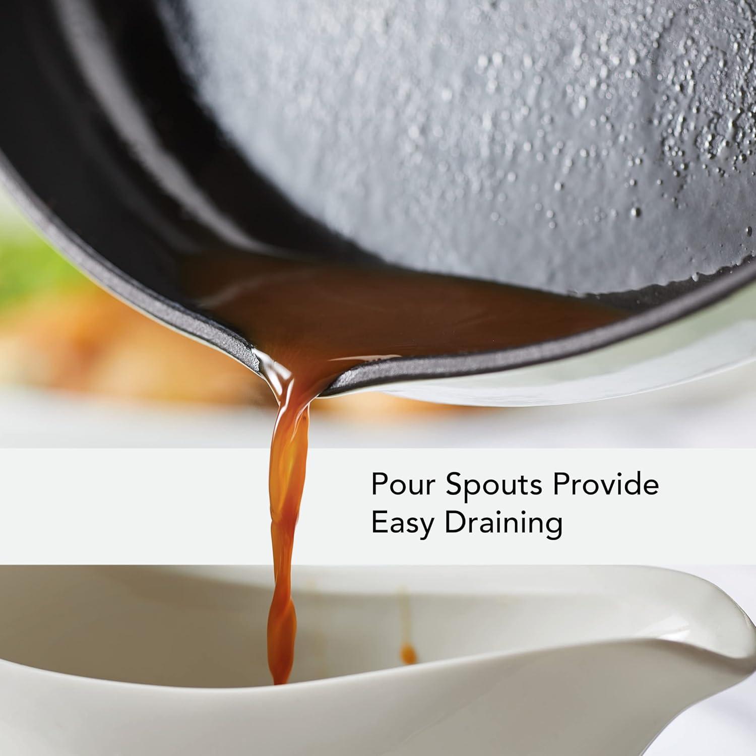 imageKitchenAid 48395 Seasoned Cast Iron Frying PanSkillet 12 Inch BlackPistachio