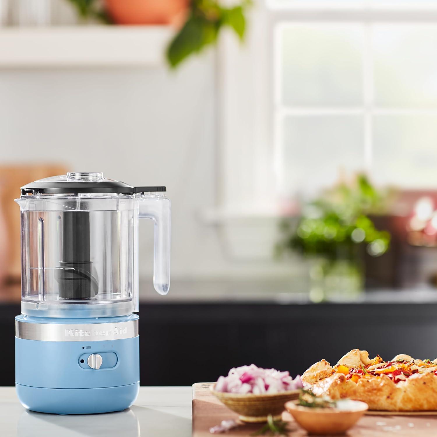 imageKitchenAid 5 Cup Food Chopper Cordless KFCB519VB Blue VelvetBlue Velvet