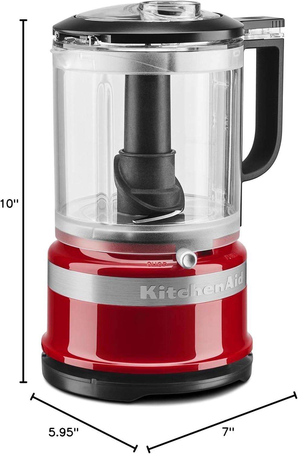 imageKitchenAid 5 Cup Food Chopper Cordless KFCB519VB Blue VelvetEmpire Red
