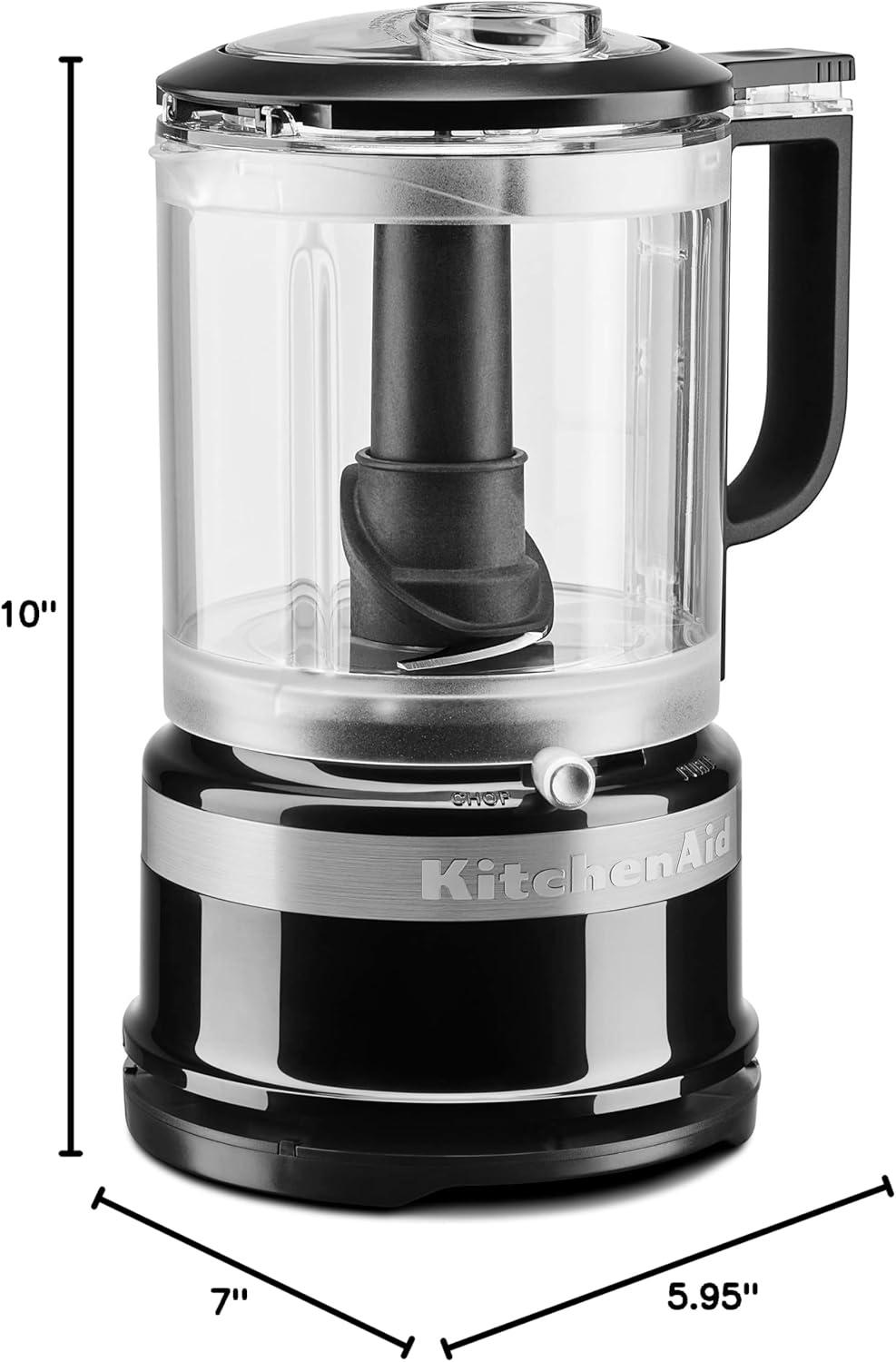 imageKitchenAid 5 Cup Food Chopper Cordless KFCB519VB Blue VelvetOnyx Black