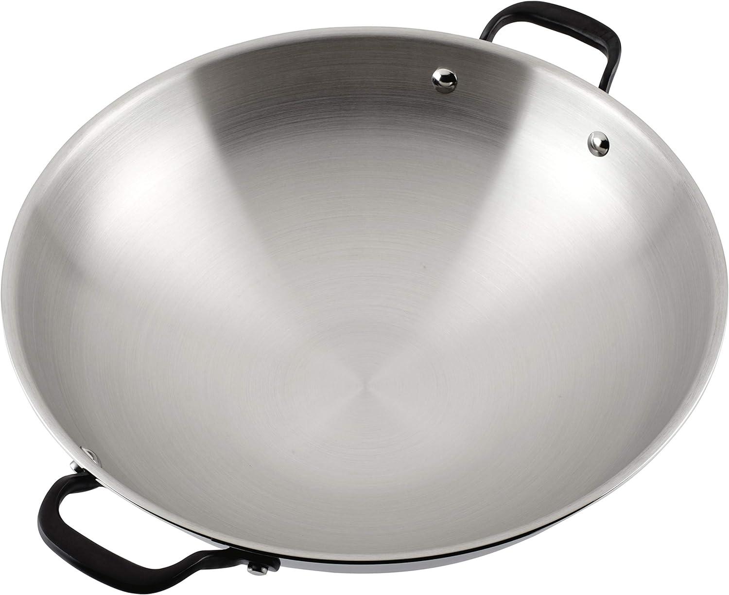 imageKitchenAid 5Ply Clad Polished Stainless Steel Fry PanSkillet 1225 InchStainless Steel
