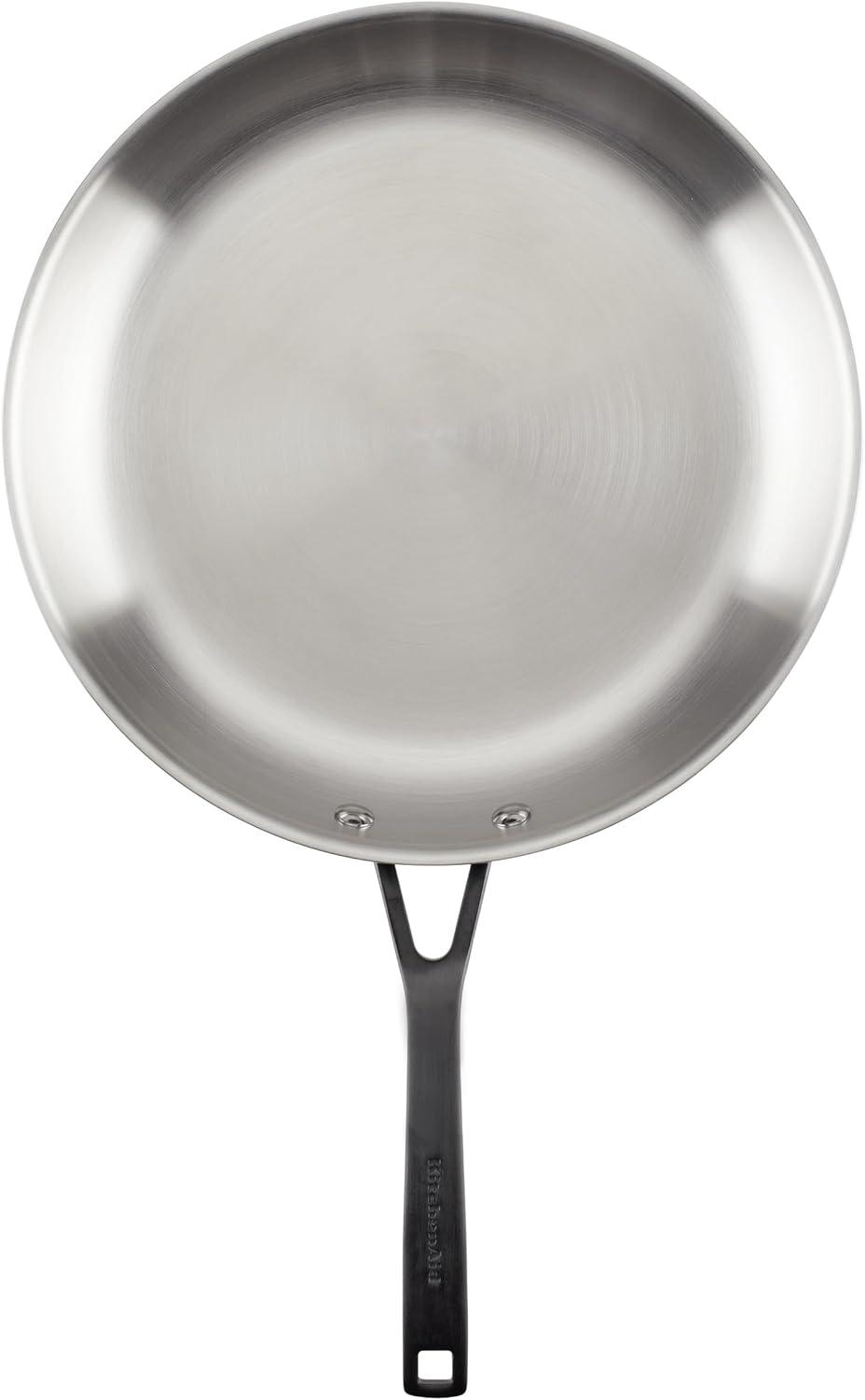 imageKitchenAid 5Ply Clad Polished Stainless Steel Fry PanSkillet 1225 InchStainless Steel
