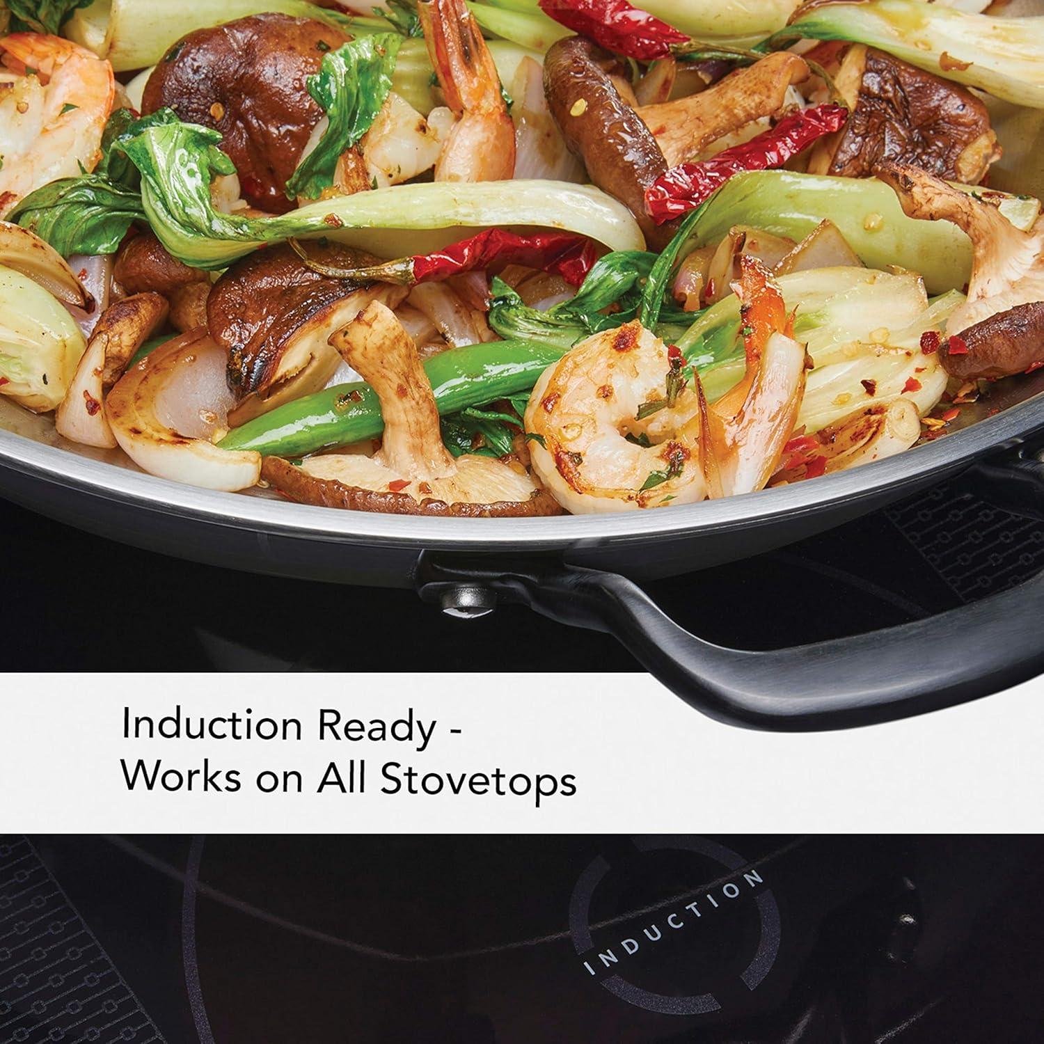 imageKitchenAid 5Ply Clad Polished Stainless Steel Fry PanSkillet 1225 InchStainless Steel