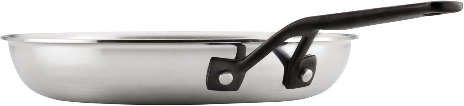 imageKitchenAid 5Ply Clad Polished Stainless Steel Fry PanSkillet 1225 InchStainless Steel