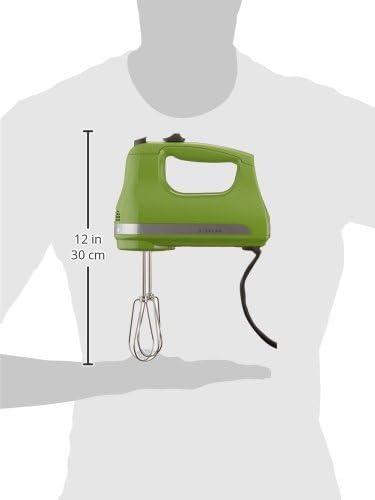 imageKitchenAid 5Speed Ultra Power Hand Mixer KHM512 Velvet BlueGreen Apple