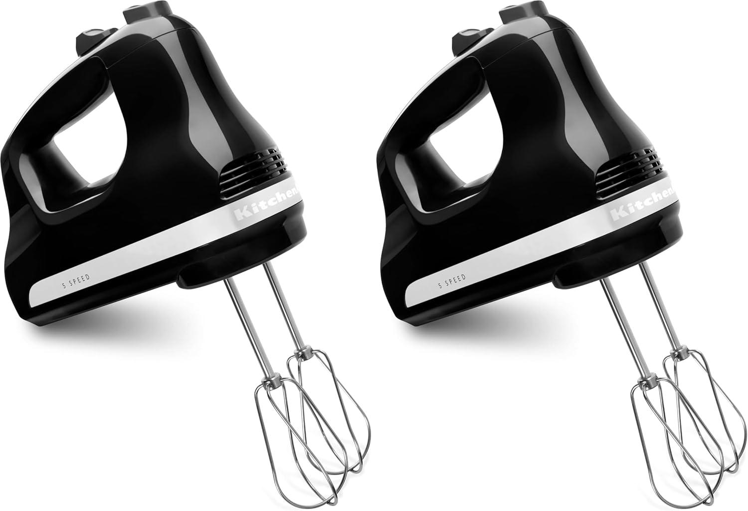imageKitchenAid 5Speed Ultra Power Hand Mixer KHM512 Velvet BlueOnyx Black