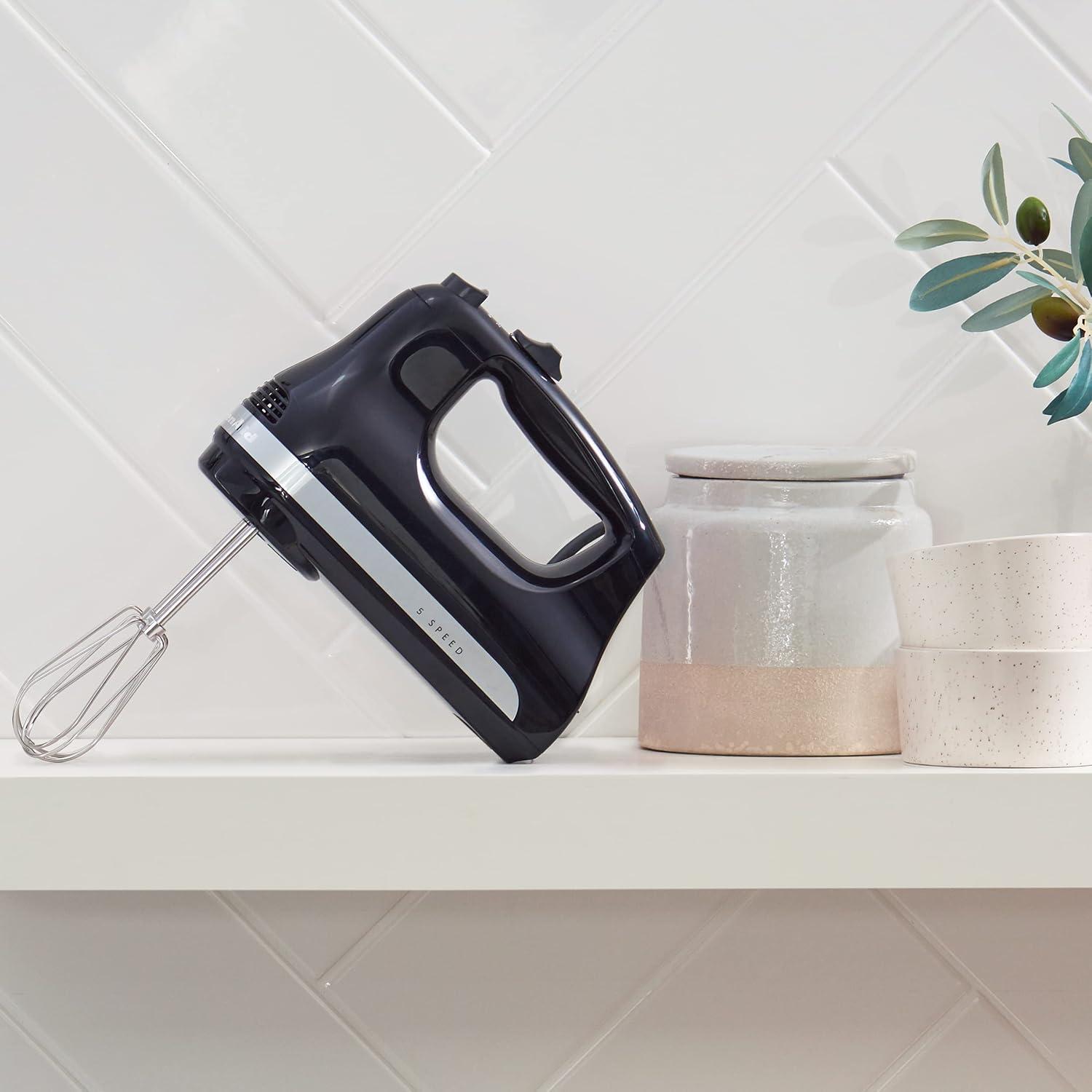 imageKitchenAid 5Speed Ultra Power Hand Mixer KHM512 Velvet BlueOnyx Black