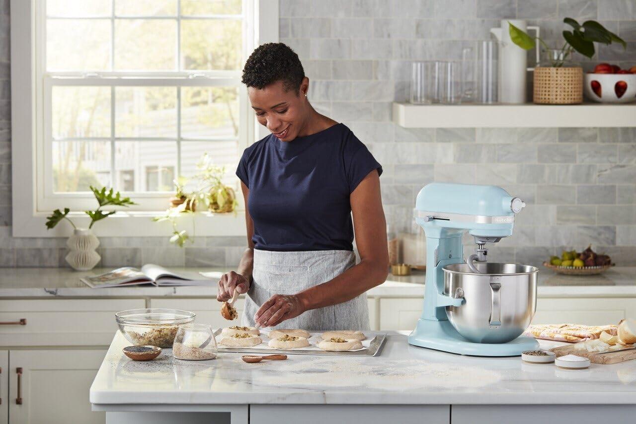 imageKitchenAid 7 Quart BowlLift Stand MixerMineral Blue Water