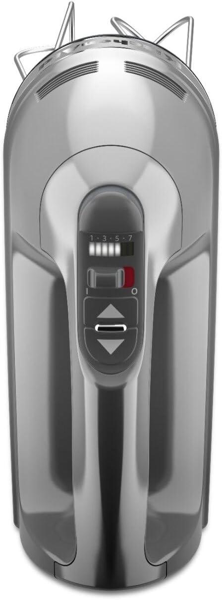 imageKitchenAid 7Speed Hand Mixer KHM7210 Onyx BlackContour Silver