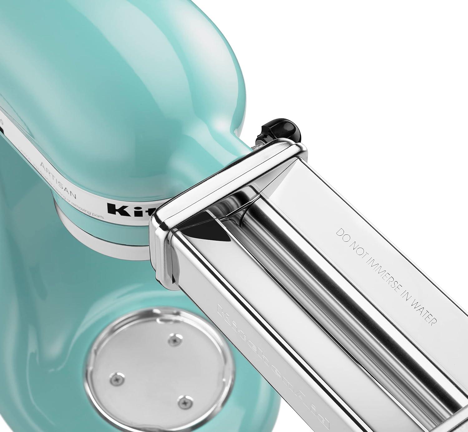 imageKitchenAid Artisan Series 5 Quart Tilt Head Stand Mixer with Pouring Shield KSM150PS Aqua SkyAqua Sky