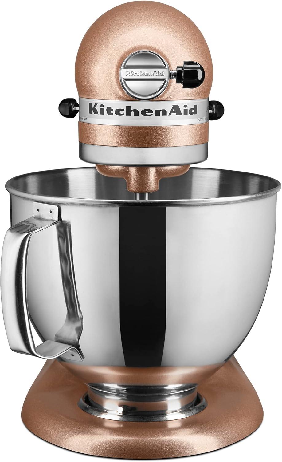 imageKitchenAid Artisan Series 5 Quart Tilt Head Stand Mixer with Pouring Shield KSM150PS Aqua SkyToffee Delight